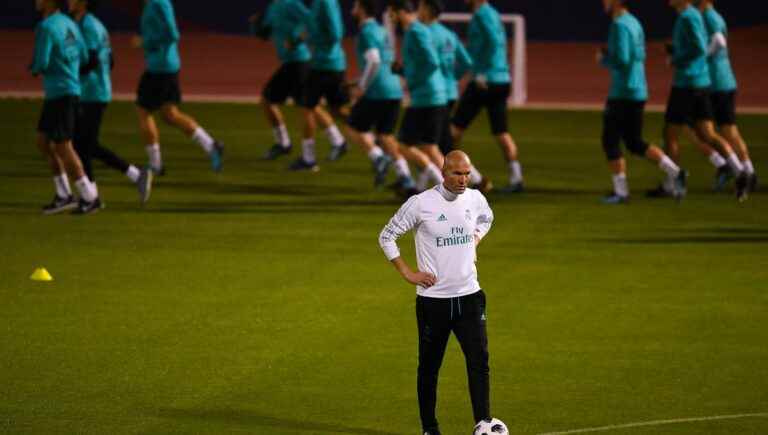 Which coach was Zidane at Real Madrid?