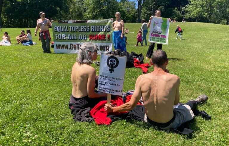 Women want to normalize bare breasts in public