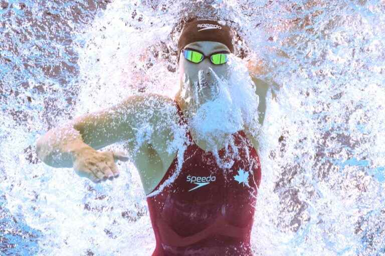 World Swimming Championships |  Penny Oleksiak narrowly misses the podium in the 100m freestyle