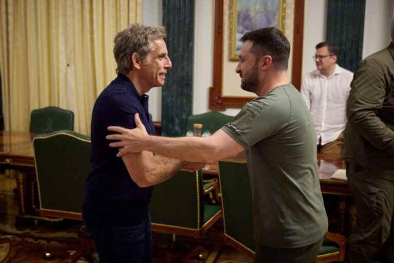 ‘You are my hero,’ actor Ben Stiller tells Ukrainian president