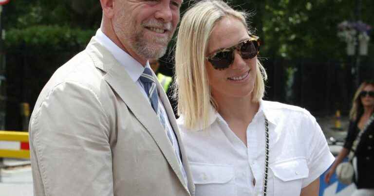 Zara and Mike Tindall let loose at Wimbledon: the royal couple caught in the middle of a kiss in the stands!