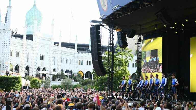 a big party from the presentation of the teams to the Danish public, who celebrated their riders