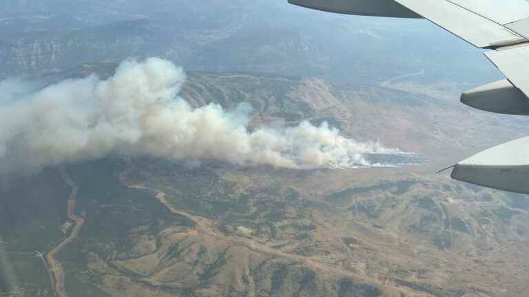 a training shot starts a fire in “an area polluted by explosives” of the Canjuers military camp