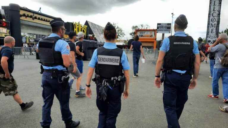 in Clisson, the gendarmes mobilized to watch over the revelers and the neighbors of the festival