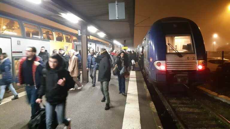 many late TER trains between Metz and Luxembourg