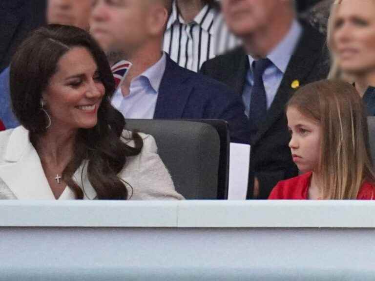 she offers French and cheap glasses to her daughter, Charlotte!