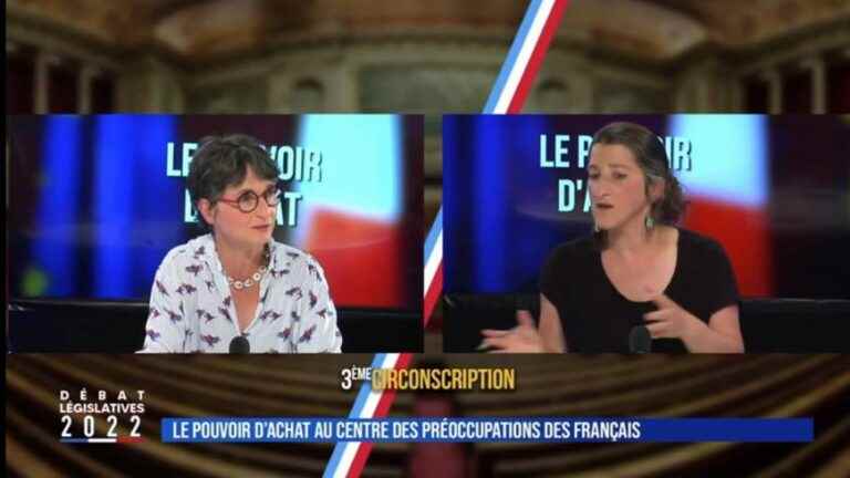 the 3rd constituency debate between Charlotte Leduc and Françoise Grolet