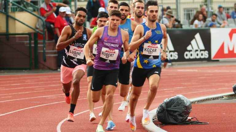 the Toulousain Benjamin Robert champion of France in the 800m