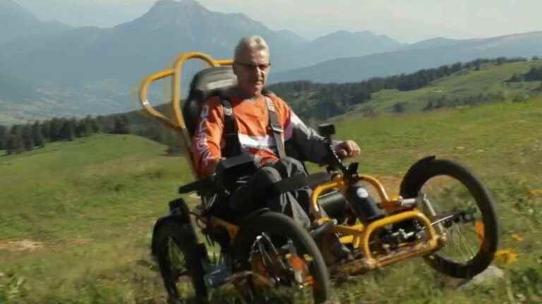 the all-terrain wheelchair, to continue enjoying the mountains even with reduced mobility