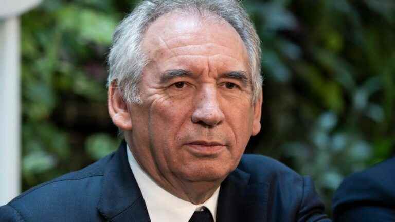 the president of the Modem François Bayrou comes to the Dordogne to support Jean-Pierre Cubertafon