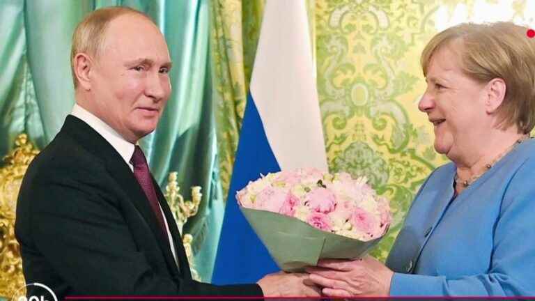 the relations between Angela Merkel and Vladimir Putin are questioned