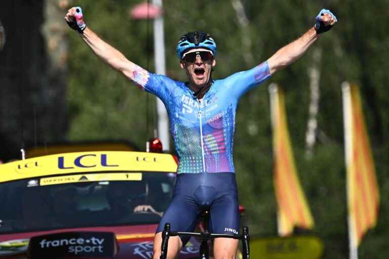 Victory of Hugo Houle at the Tour de France |  “Mom, I won…”