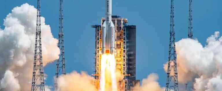 China launches new space station module