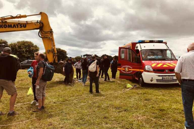 4 injured in Finistère during a menhir lift for the inauguration of Stone Breizh