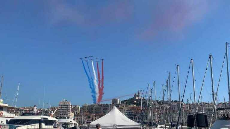 50,000 people attended the July 14 parade back to the Old Port