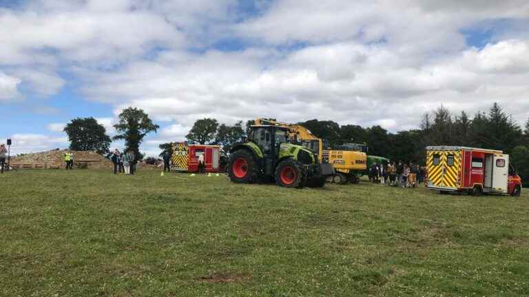 A chain breaks during a menhir lift in Carhaix, 4 injured