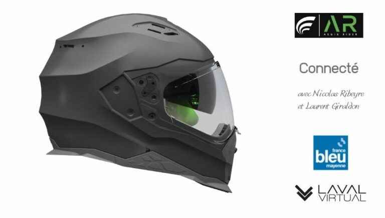 Aegis Rider the Swiss motorcycle helmet in augmented reality