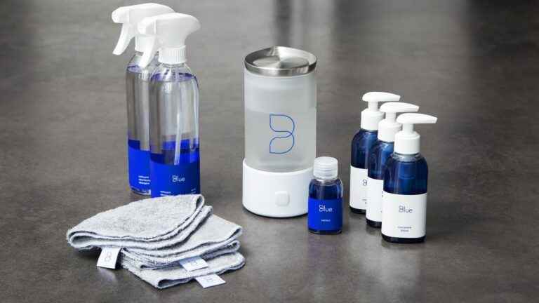 “Blue”, a safe detergent that cleans almost everything