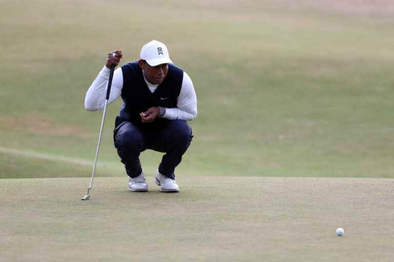 British Open |  A painful first round for Tiger Woods