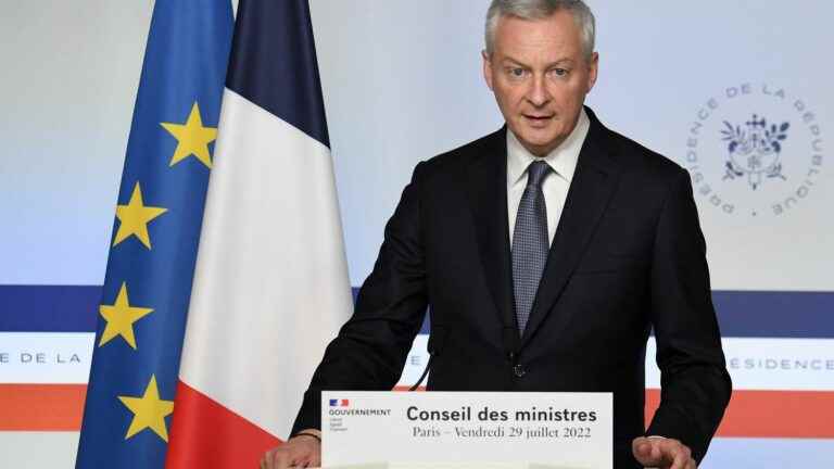 Bruno Le Maire says he is “very favorable” to the fact-finding mission proposed by Eric Coquerel