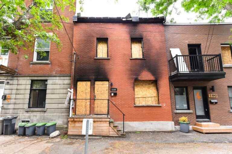 Burnt house for sale and old residence to donate