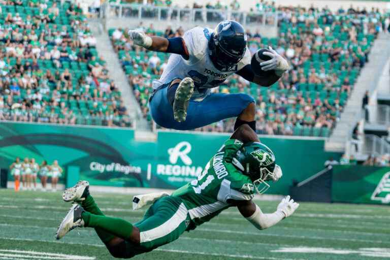 CFL |  Argonauts come from behind and defeat Roughriders