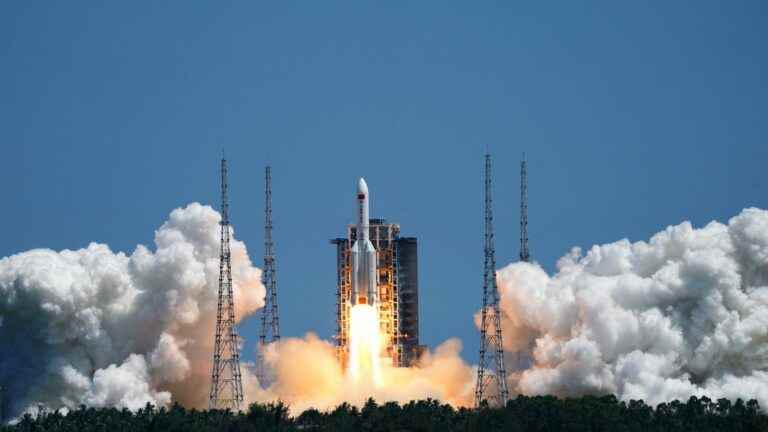 China launches new space station module