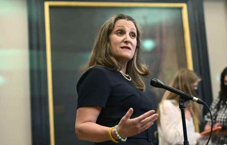 Exempting gas turbines from sanctions was the right decision, says Chrystia Freeland