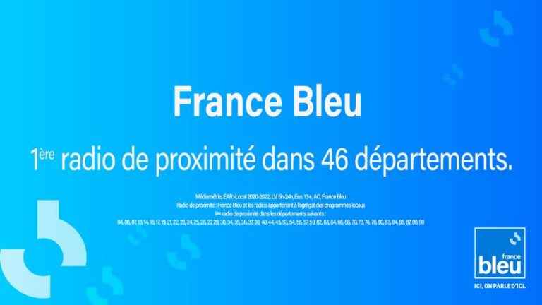 France Bleu 1st proximity radio in 46 departments