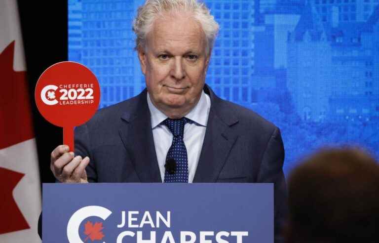 Jean Charest refuses to say if he will stay with the Conservative Party if he loses the leadership race