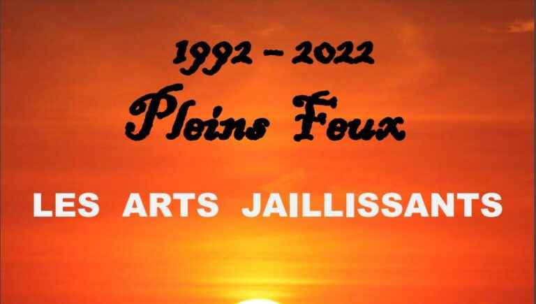 Les Arts gullissants in Montsapey from May 23 to July 11, 2022 are celebrating their 30th anniversary!