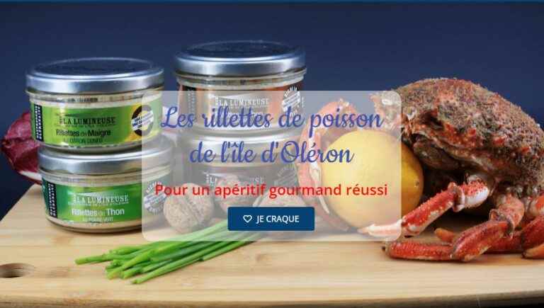 Local products for your summer with La Lumineuse cannery in Oléron