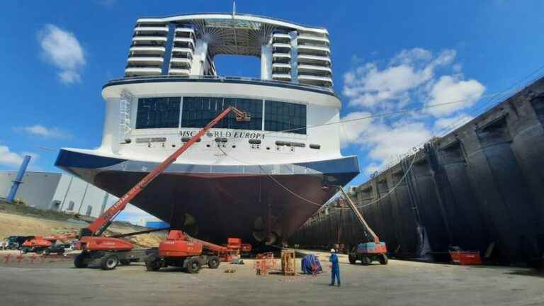 MSC unveils the first LNG liner built in France