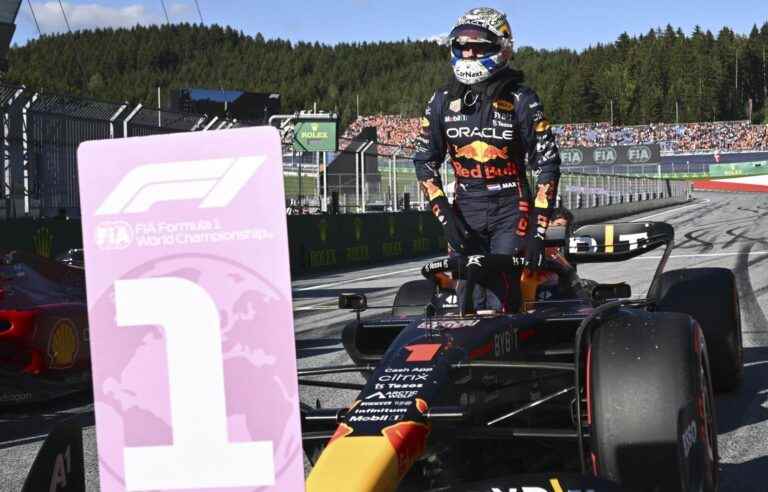 Max Verstappen gets the lead for the sprint race at the Austrian Grand Prix