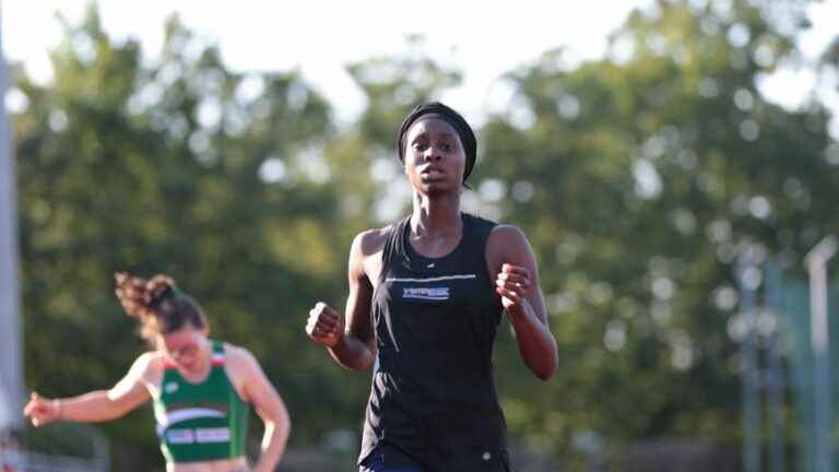 Mayenne sprinter Sounkamba Sylla is biding her time