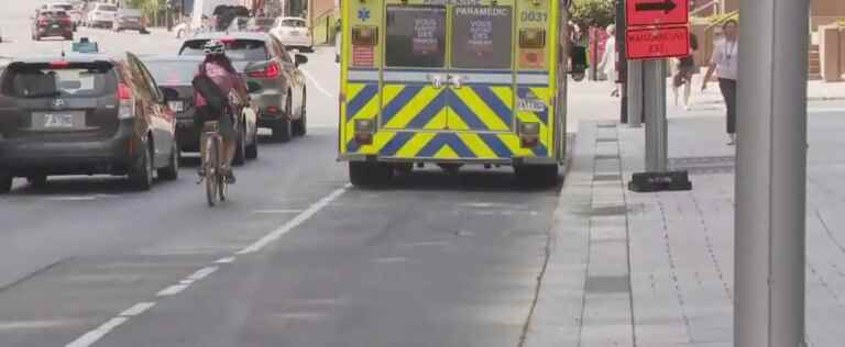 Motorway by bike in front of the entrance to the ambulances: the CHUM gives formal notice to the City of Montreal