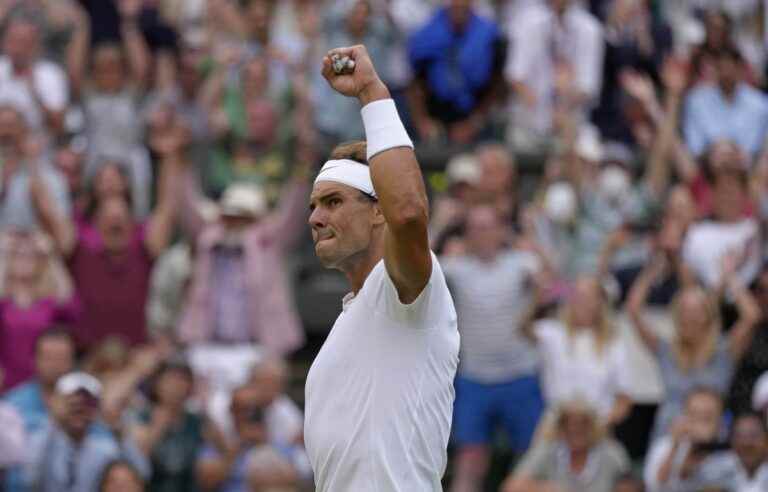 Nadal in the semi-finals at Wimbledon