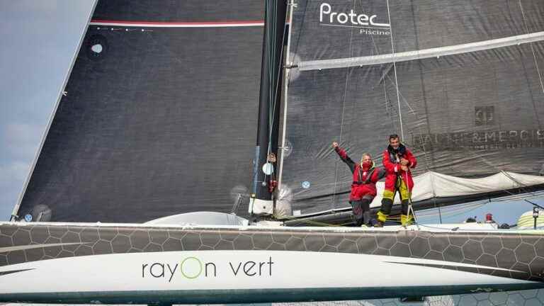 Oren Nataf, first skipper in all categories to reach La Trinité-sur-Mer