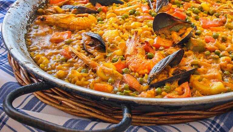 Pol-style paella from the Clos des Chefs in Marly.