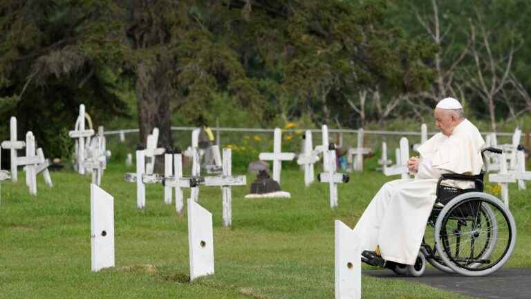 Pope Francis asks “forgiveness for the evil committed” against the natives in the residential schools