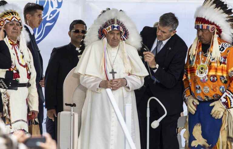 Pope Francis begins his last day of pilgrimage to Canada