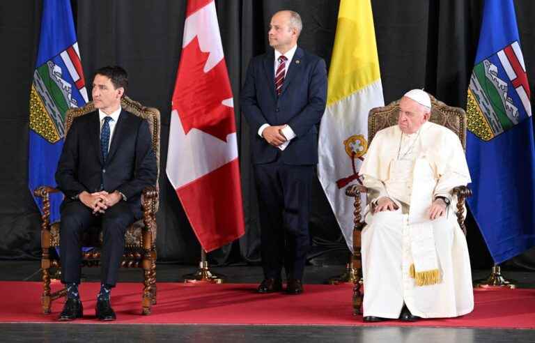 Pope Francis has arrived in Edmonton