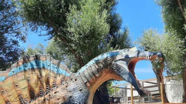 Prehistoric monsters at the Crocodile Farm in Pierrelatte