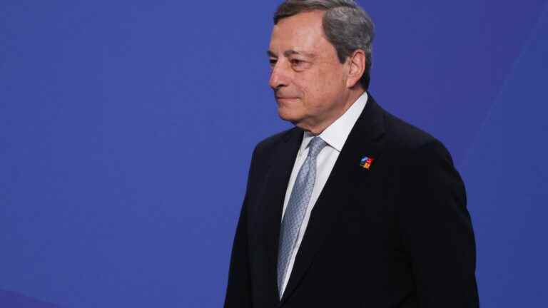 Prime Minister Mario Draghi tenders his resignation, but the president refuses it