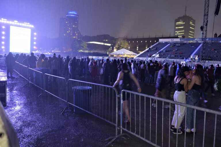 Quebec Summer Festival |  The weather plays the spoilsport Thursday evening