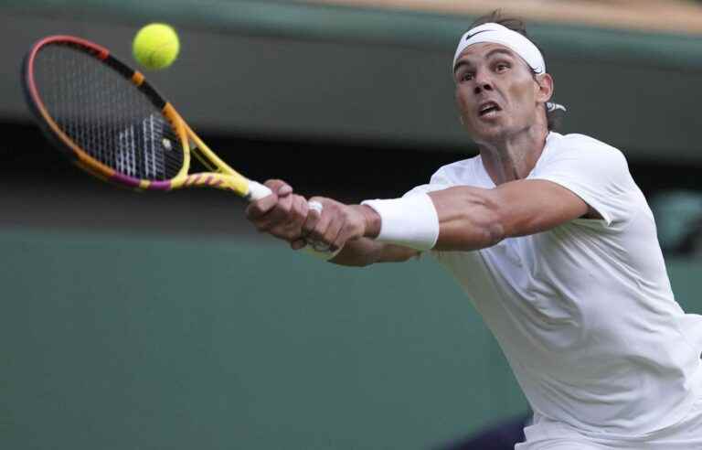 Rafael Nadal reaches quarter-finals at Wimbledon tennis tournament