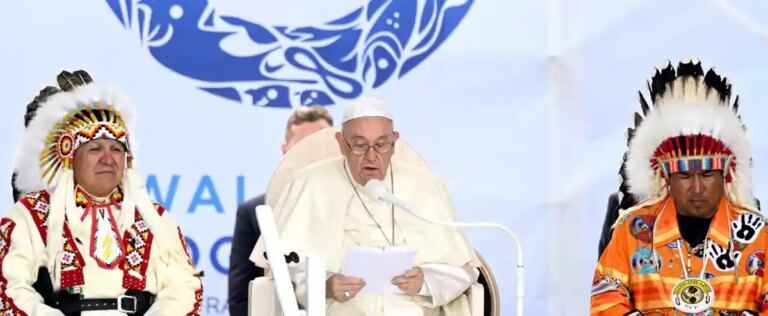 Residential schools: the pope “asks forgiveness for the evil committed” against the Aboriginals