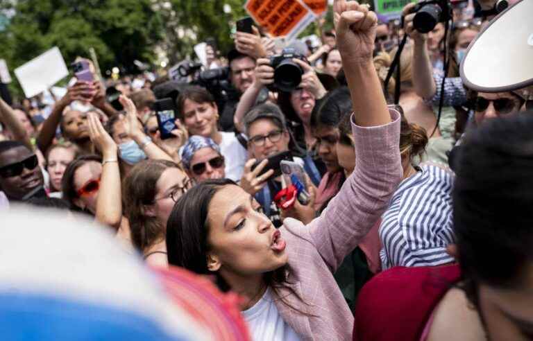 Several congressmen arrested in Washington during a demonstration for the right to abortion