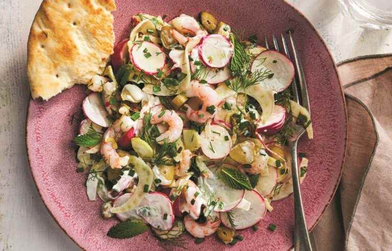 Shrimp, Fennel and Radish Meal Salad Recipe