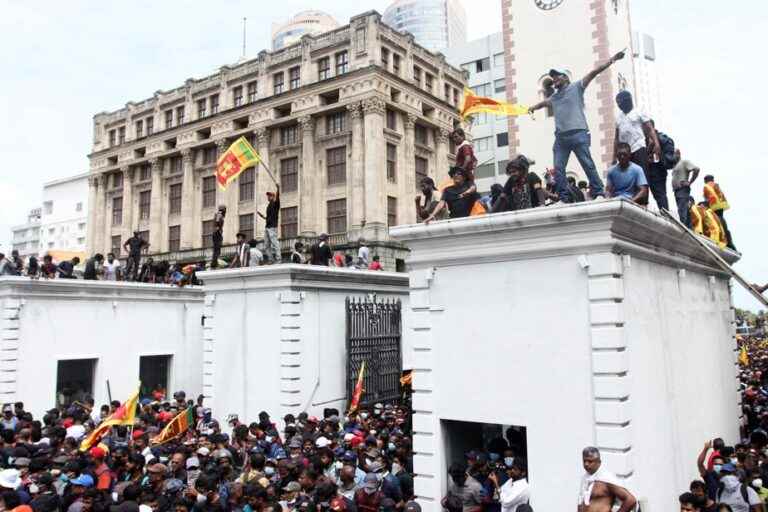 Sri Lankan |  The president flees his palace invaded by demonstrators